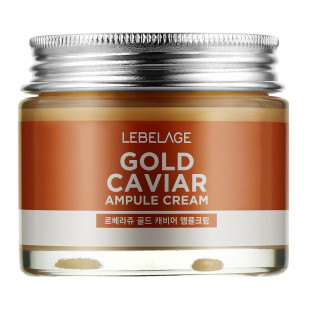 Крем Lebelage Ampule Cream Gold Carviar 70ml